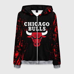 Мужская толстовка на молнии CHICAGO BULLS