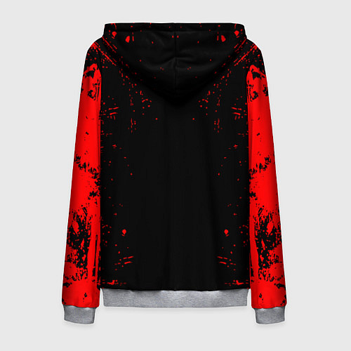 Мужская толстовка на молнии BMW / 3D-Меланж – фото 2