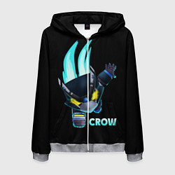 Мужская толстовка на молнии Brawl Stars CROW