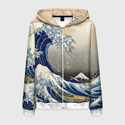 Мужская толстовка на молнии ЯПОНСКАЯ КАРТИНА