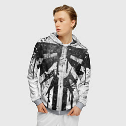 Толстовка 3D на молнии мужская THE LAST OF US 2, цвет: 3D-меланж — фото 2