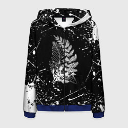 Толстовка 3D на молнии мужская THE LAST OF US ТАТУИРОВКА ЭЛЛИ, цвет: 3D-синий