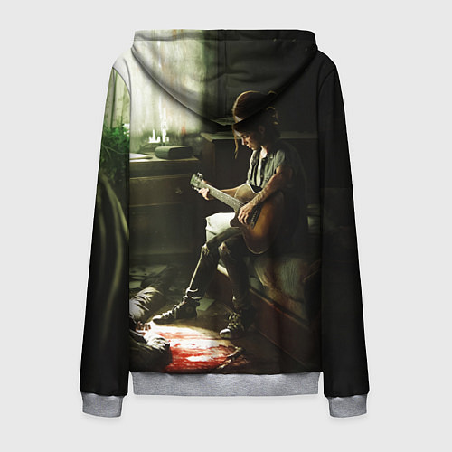 Мужская толстовка на молнии The last of us part 2 tlou2 / 3D-Меланж – фото 2