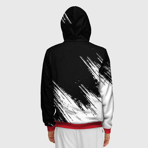 Мужская толстовка на молнии The Last of Us: Part 2 / 3D-Красный – фото 4