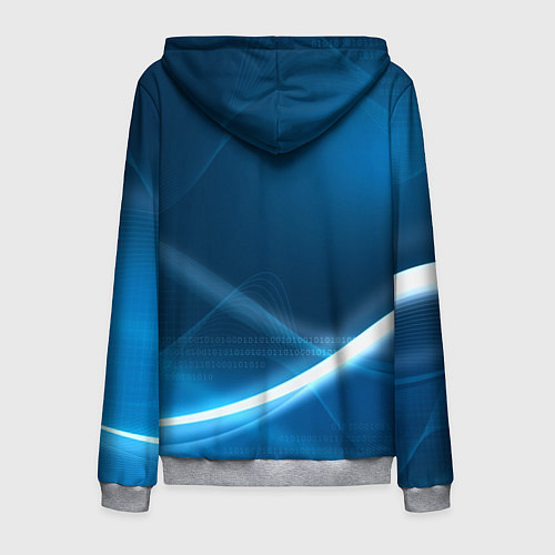 Мужская толстовка на молнии TOYOTA / 3D-Меланж – фото 2