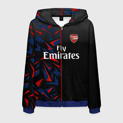 Толстовка 3D на молнии мужская ARSENAL UNIFORM 2020, цвет: 3D-синий