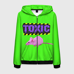 Мужская толстовка на молнии Toxic