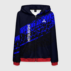 Мужская толстовка на молнии Mitsubishi