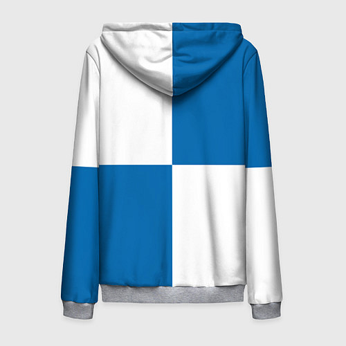 Мужская толстовка на молнии BMW / 3D-Меланж – фото 2