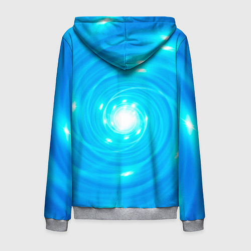 Мужская толстовка на молнии Among Us карты / 3D-Меланж – фото 2