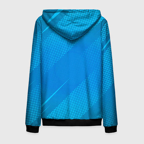 Мужская толстовка на молнии INITIAL D / 3D-Черный – фото 2