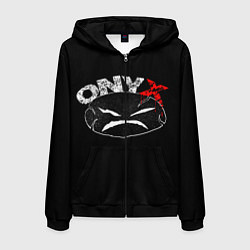 Толстовка 3D на молнии мужская Onyx, цвет: 3D-черный