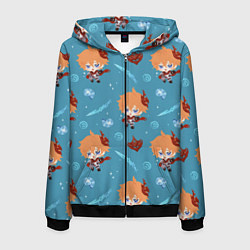 Мужская толстовка на молнии Чиби Чайльд