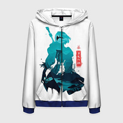 Мужская толстовка на молнии NIER AUTOMATA 2B