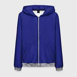 Мужская толстовка на молнии Синий