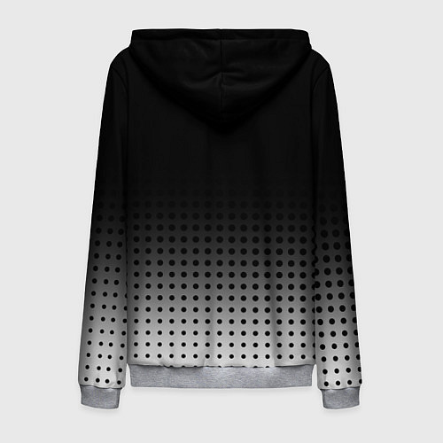 Мужская толстовка на молнии Infiniti / 3D-Меланж – фото 2