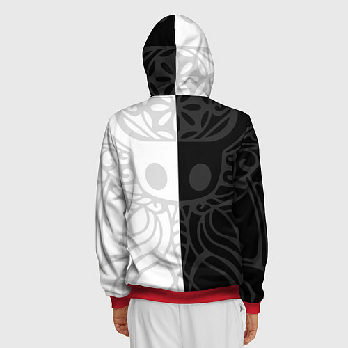 Мужская толстовка на молнии HOLLOW KNIGHT ХОЛЛОУ НАЙТ / 3D-Красный – фото 4