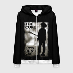 Толстовка 3D на молнии мужская THE CURE, цвет: 3D-белый