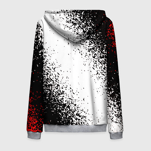 Мужская толстовка на молнии Dead by Daylight / 3D-Меланж – фото 2