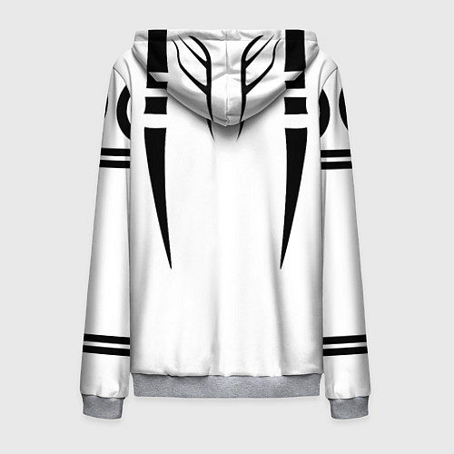 Мужская толстовка на молнии ИТАДОРИ ТАТУ JUJUTSU KAISEN / 3D-Меланж – фото 2