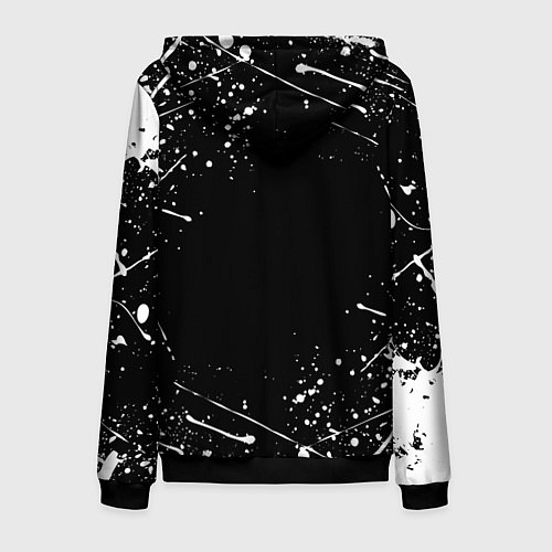 Мужская толстовка на молнии 7 СМЕРТНЫХ ГРЕХОВ МЕЛИОДАС / 3D-Черный – фото 2