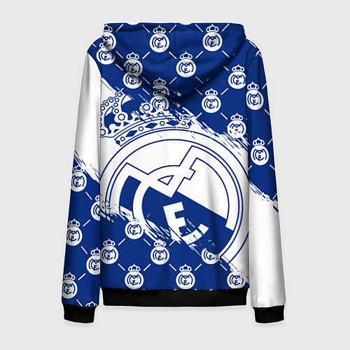 Мужская толстовка на молнии REAL MADRID РЕАЛ МАДРИД / 3D-Черный – фото 2