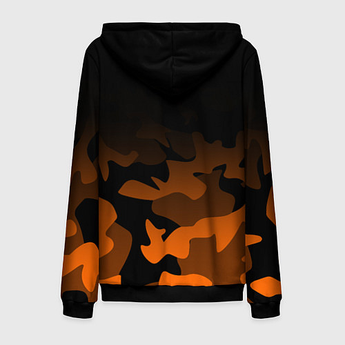 Мужская толстовка на молнии KTM MOTORCYCLES КТМ МОТОЦИКЛ / 3D-Черный – фото 2