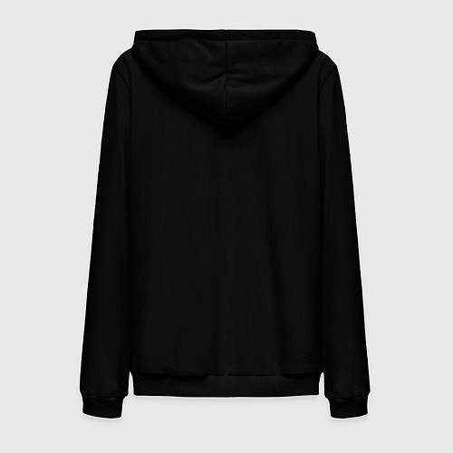 Мужская толстовка на молнии Nier - Sword and Flowers / 3D-Черный – фото 2