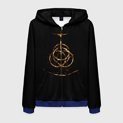 Толстовка 3D на молнии мужская Elden Ring, цвет: 3D-синий