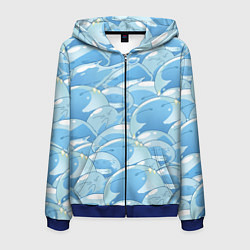 Мужская толстовка на молнии О МОЕМ ПЕРЕРОЖДЕНИЕ В СЛИЗЬ