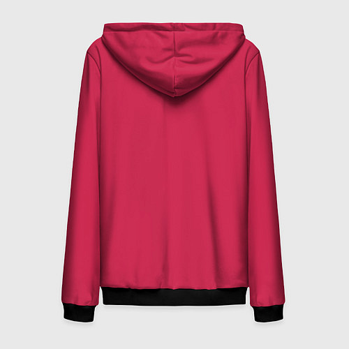 Мужская толстовка на молнии Треугольник / 3D-Черный – фото 2