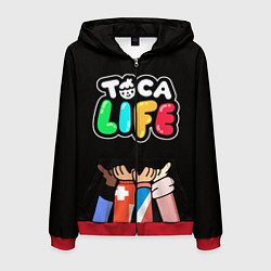 Мужская толстовка на молнии Toca Life: Friends