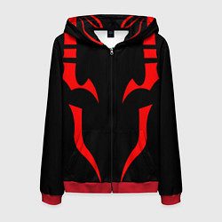 Мужская толстовка на молнии ТАТУ ИТАДОРИ СУКУНА TATTOO SUKUNA, ITADORI