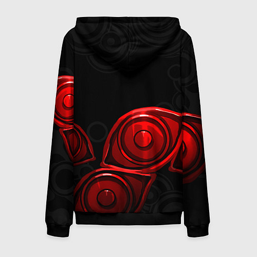 Мужская толстовка на молнии Башня Бога Захард / 3D-Черный – фото 2