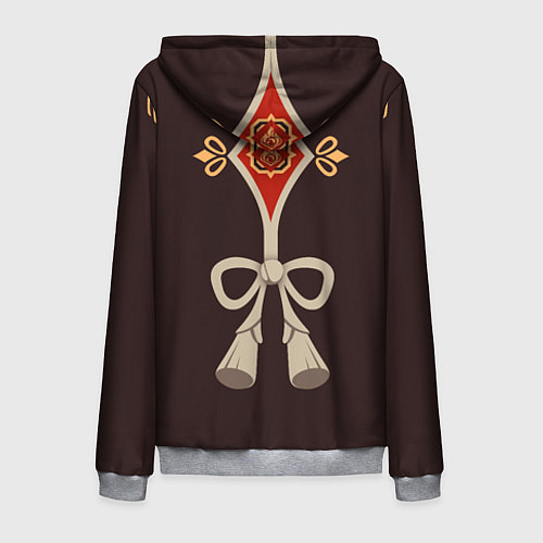 Мужская толстовка на молнии КОСТЮМ ХУ ТАО HU TAO / 3D-Меланж – фото 2