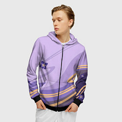 Толстовка 3D на молнии мужская БААЛ СЁГУН РАЙДЕН, цвет: 3D-черный — фото 2