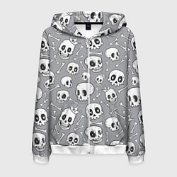 Мужская толстовка на молнии Skulls & bones