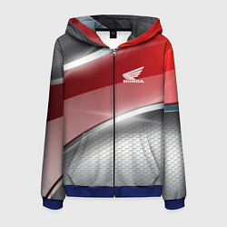 Мужская толстовка на молнии Honda Текстура