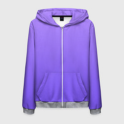 Мужская толстовка на молнии Красивый фиолетовый светлый градиент