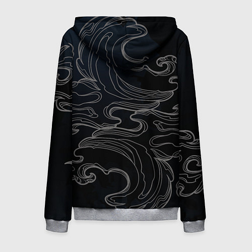 Мужская толстовка на молнии Кирито и Асуна - Sword Art Online / 3D-Меланж – фото 2