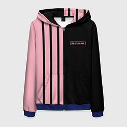 Мужская толстовка на молнии BLACKPINK HALF BLACK-PINK MINI LOGO