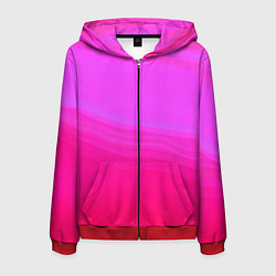 Мужская толстовка на молнии Neon pink bright abstract background