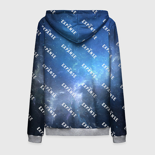 Мужская толстовка на молнии The Expanse pattern / 3D-Меланж – фото 2