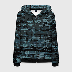 Мужская толстовка на молнии Камуфляж клякса