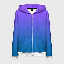 Мужская толстовка на молнии Фиолетовый рассвет