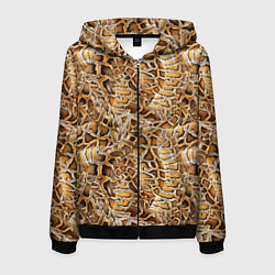 Мужская толстовка на молнии Змеиный клубок