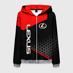 Мужская толстовка на молнии Lexus - red sportwear