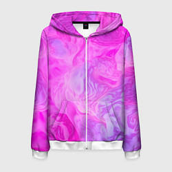 Мужская толстовка на молнии Розовая текстура