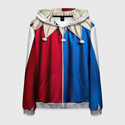 Мужская толстовка на молнии Костюм шута наряд