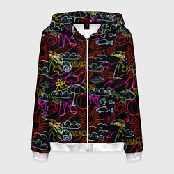 Мужская толстовка на молнии Beach pattern